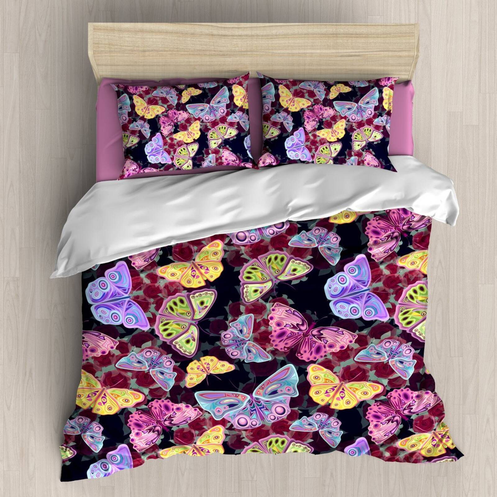Butterfly 3D Customized Duvet Cover Bedding Set