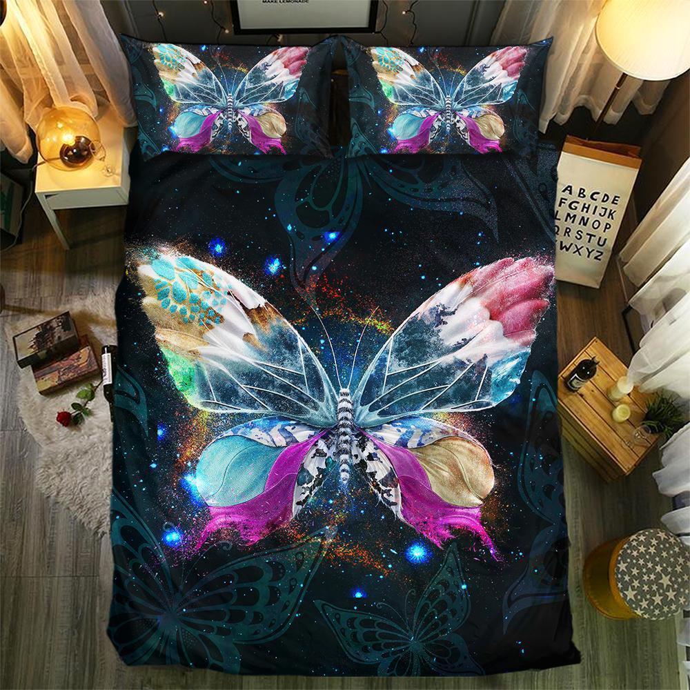 Butterfly Collection 3D Customized Duvet Cover Bedding Set