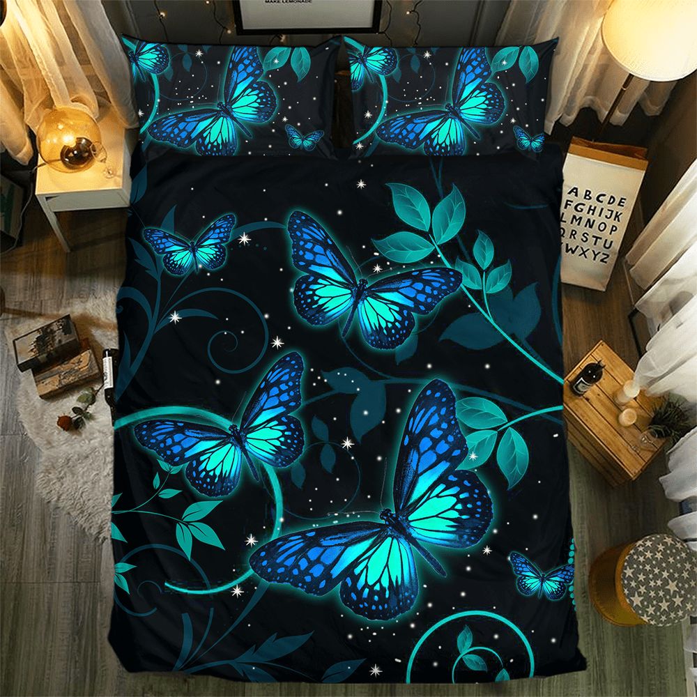 Butterfly Collection 3D Customized Duvet Cover Bedding Set