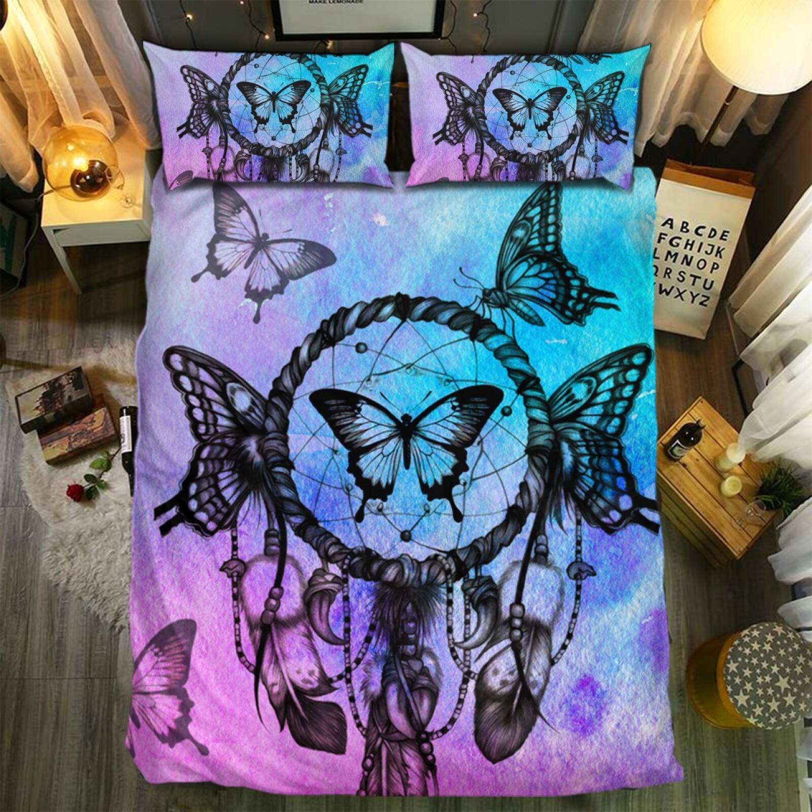 Butterfly Collection 3D Customized Duvet Cover Bedding Set