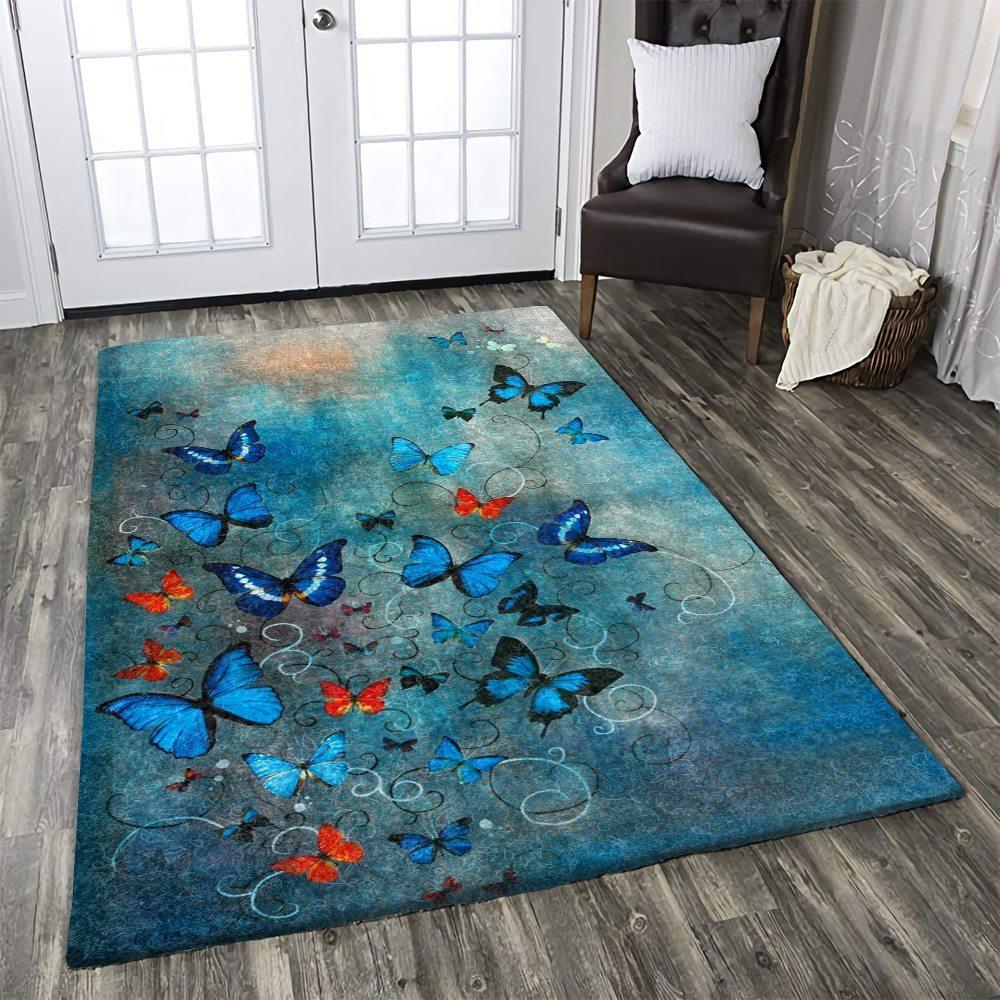 Butterfly Rectangle Rug