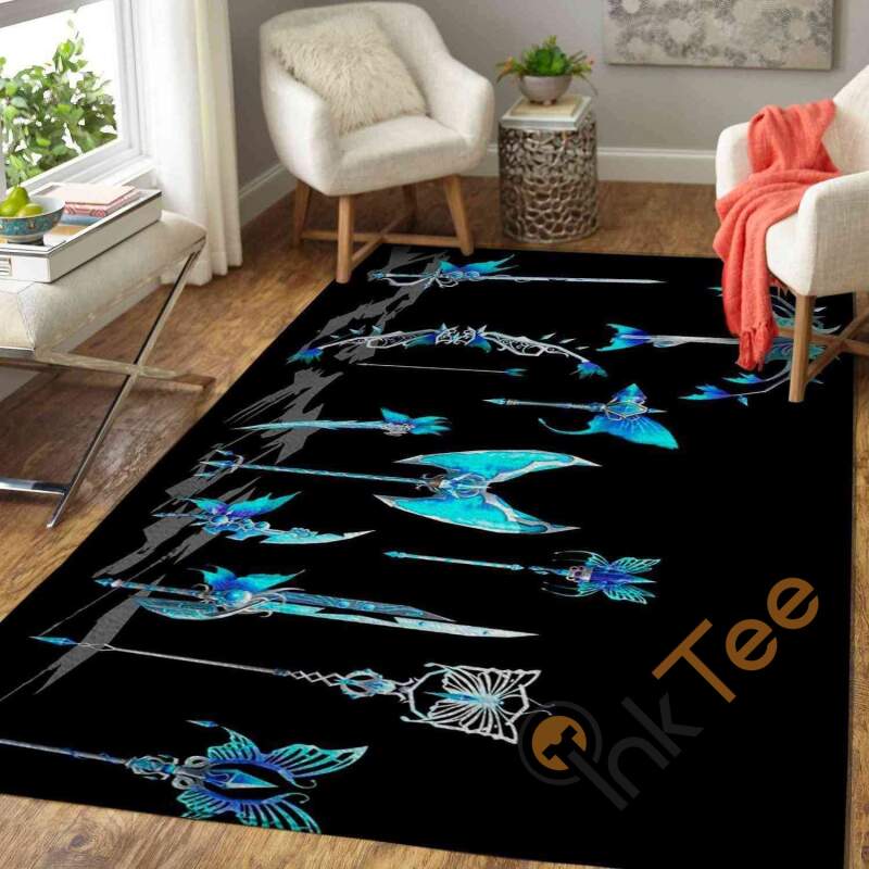 Butterfly Weapons Area Rectangle Rug