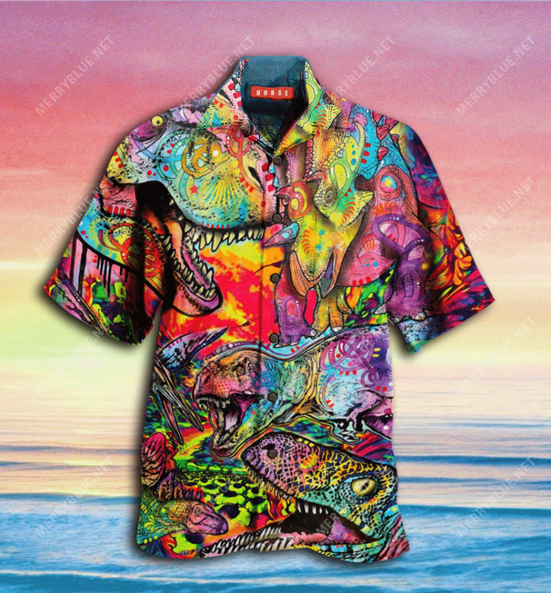 Buy Wonderful Dinosaur Unisex Hawaiian Shirt