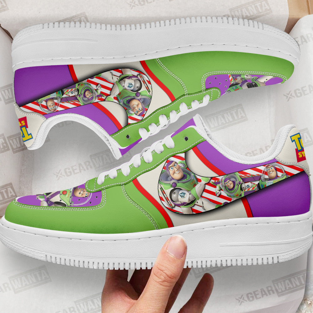 Buzz Lightyear Toy Story Air Sneakers Custom Cartoon Shoes