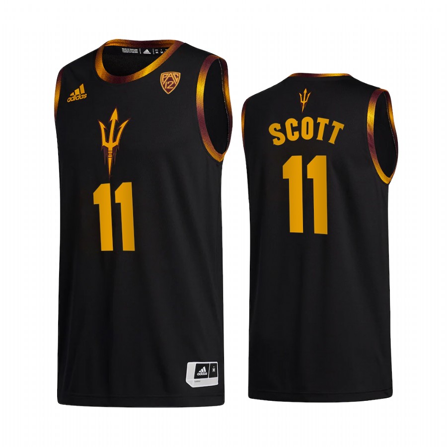 Byron Scott Arizona State Sun Devils Black Jersey College Alumni