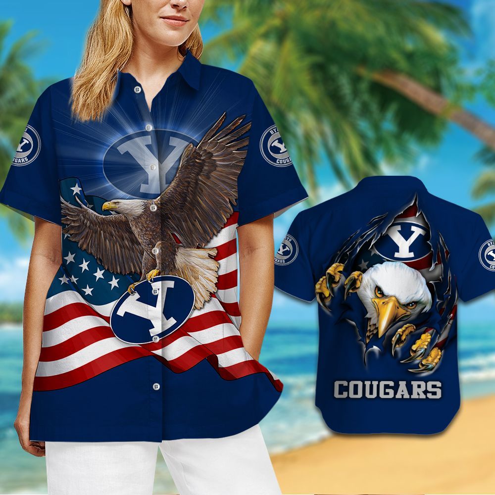 BYU Cougars Hawaiian Shirts NCAA – Premium Hawaiian Shirts 628