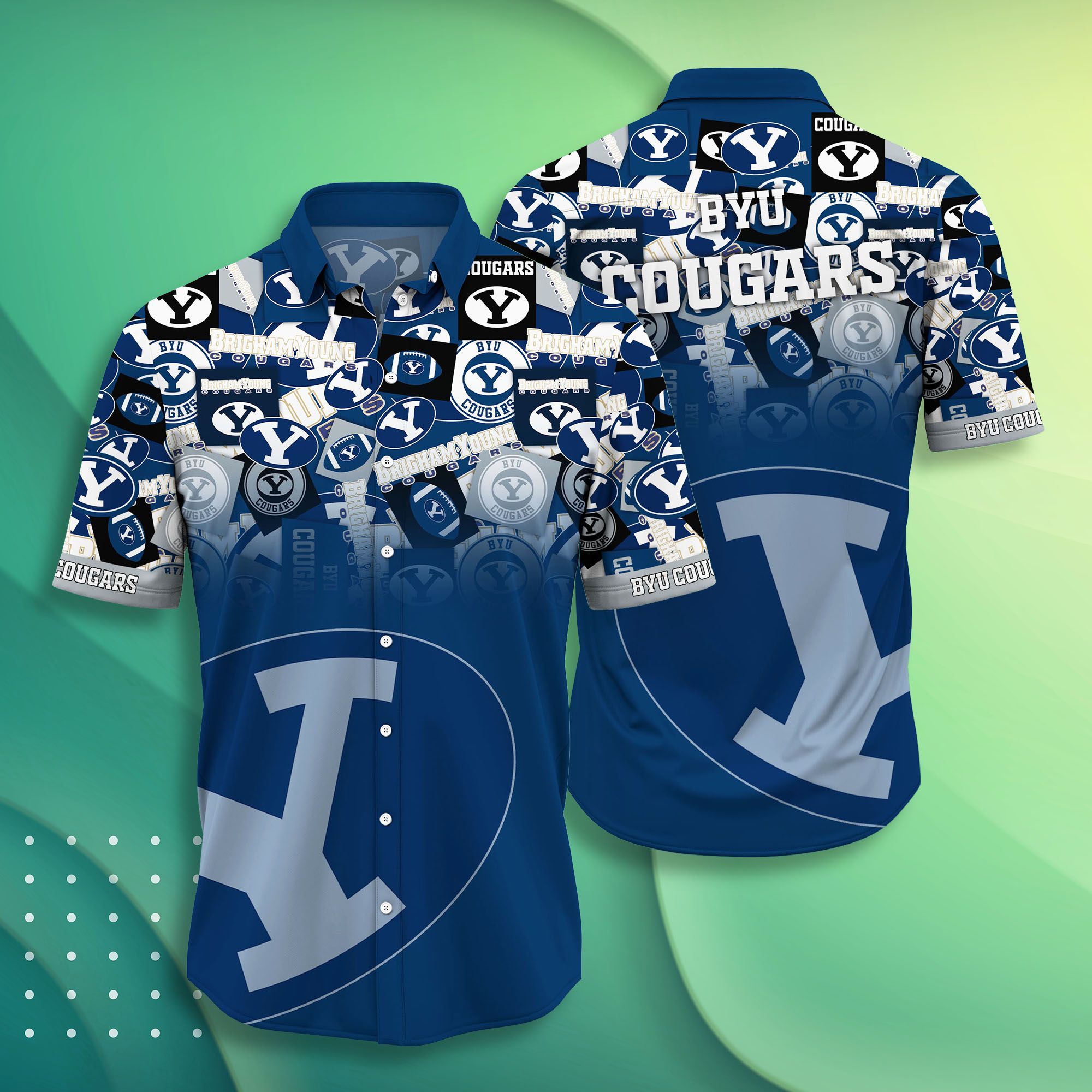 BYU Cougars NCAA -Hawaii Shirt Style Hot Trending Summer-Hawaiian NACC