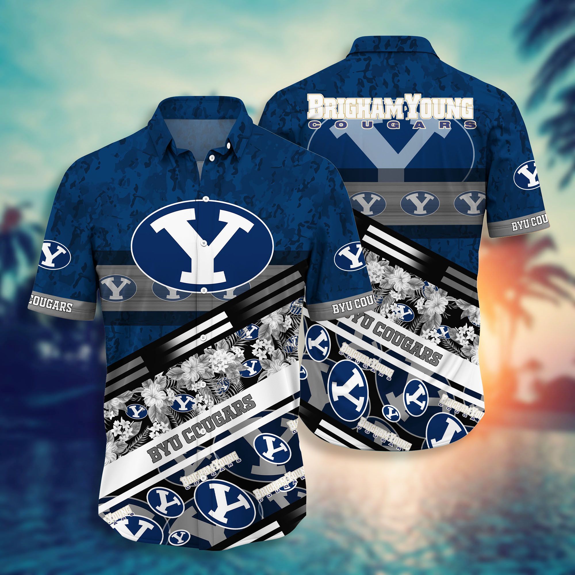 BYU Cougars NCAA -Hawaii Shirt Style Hot Trending Summer-Hawaiian