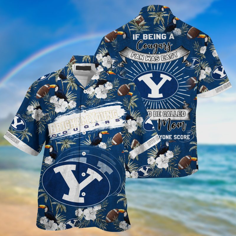 BYU Cougars NCAA Summer – Hawaii Shirt For This Season – Gift For Sport Lovers Sporty Mom Lets Everyone Score