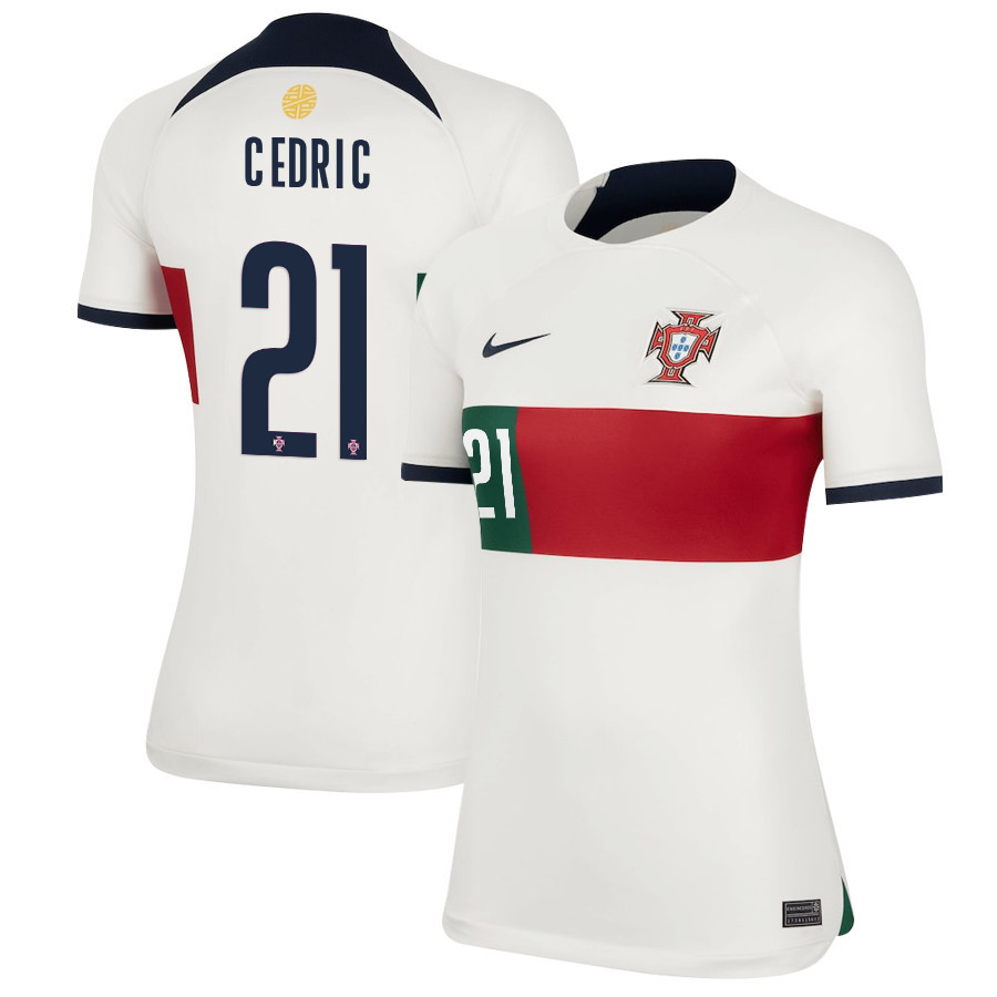 Cédric Soares 21 Portugal National Team 2022-23 Qatar World Cup Women Soccer Jersey – Away