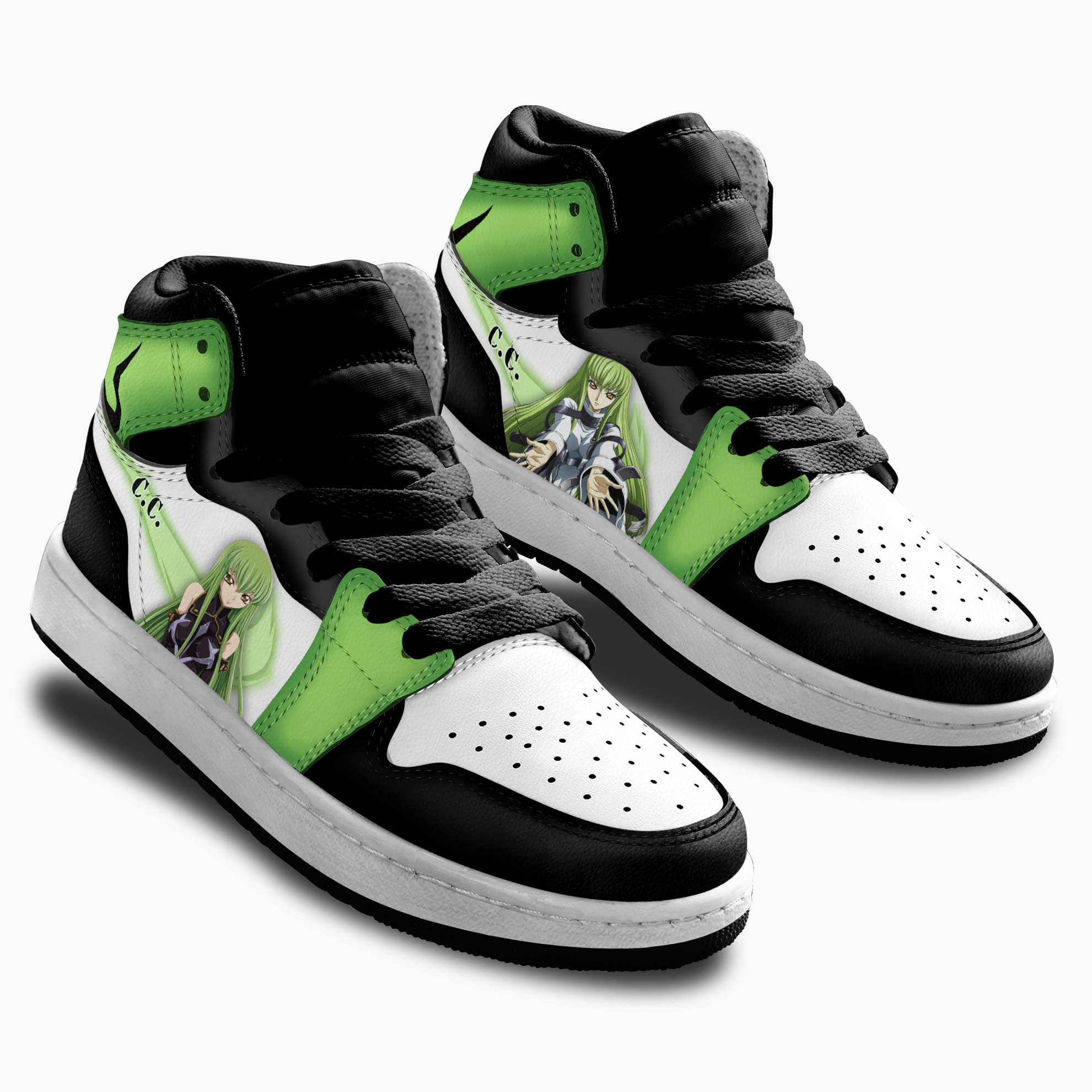 C.C Kids Sneakers Code Geass Anime Shoes For Kids