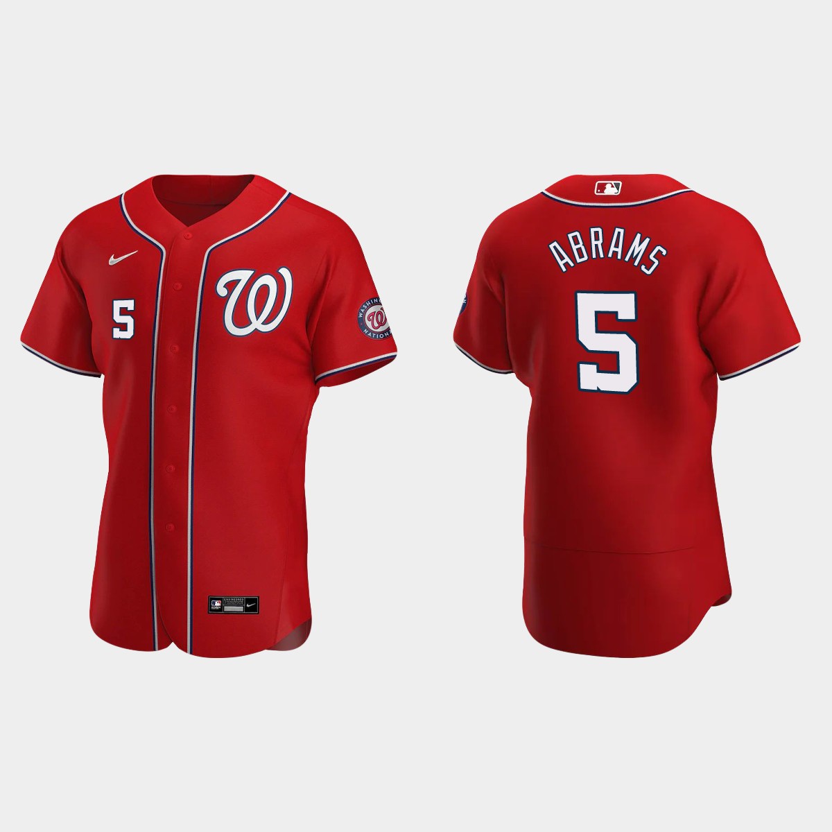 C.J. Abrams Washington Nationals Alternate Jersey – Red