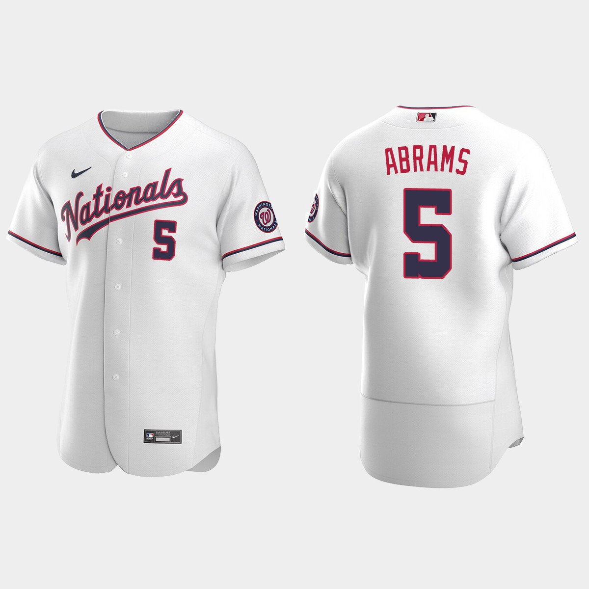 C.J. Abrams Washington Nationals Jersey – White