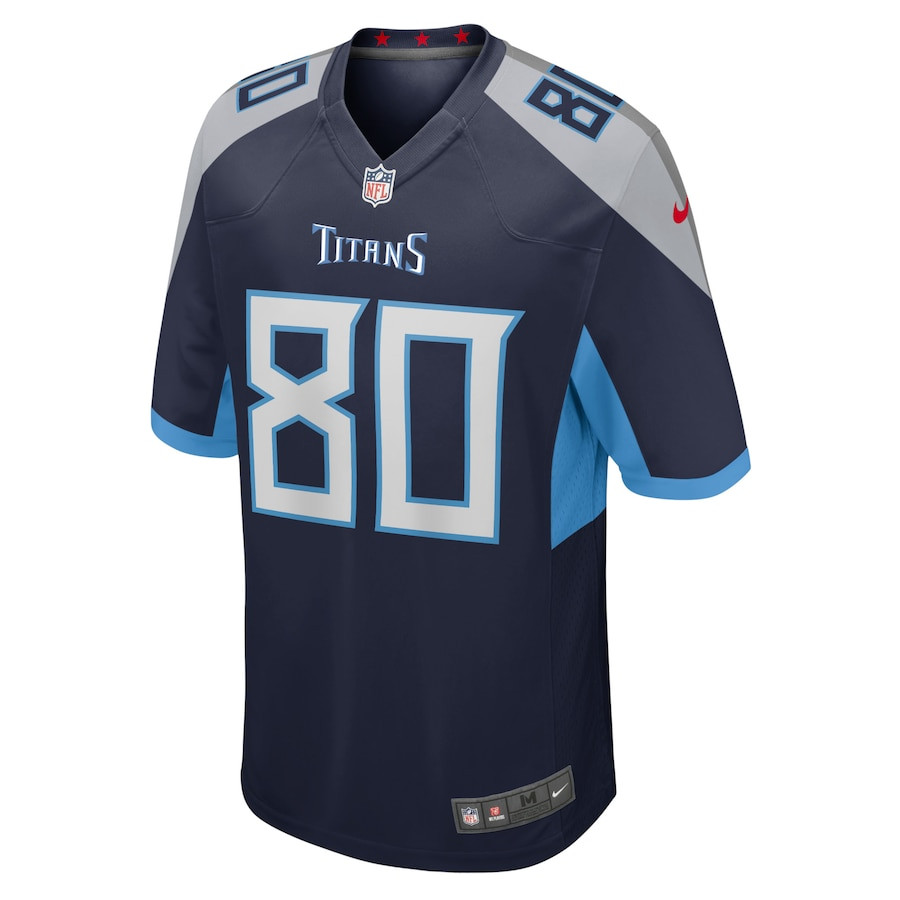 C.J. Board 80 Tennessee Titans Home Game Player Stitched Jersey – Navy