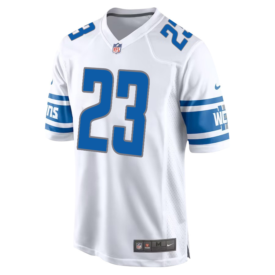 C.J. Gardner-Johnson 23 Detroit Lions Game Men Stitched Jersey – White