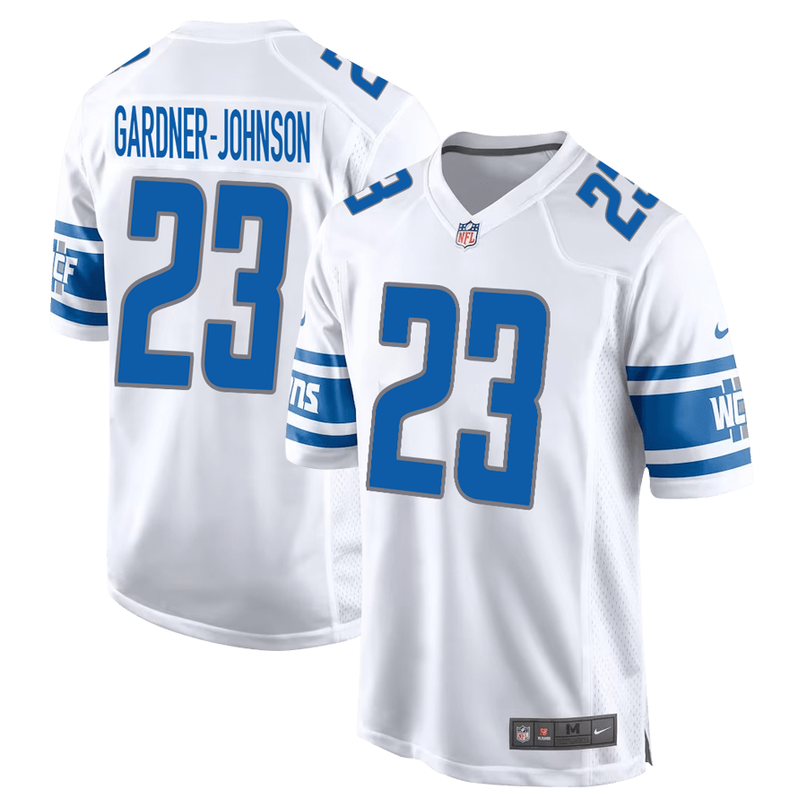 C.J. Gardner-Johnson 23 Detroit Lions Game Men Stitched Jersey – White
