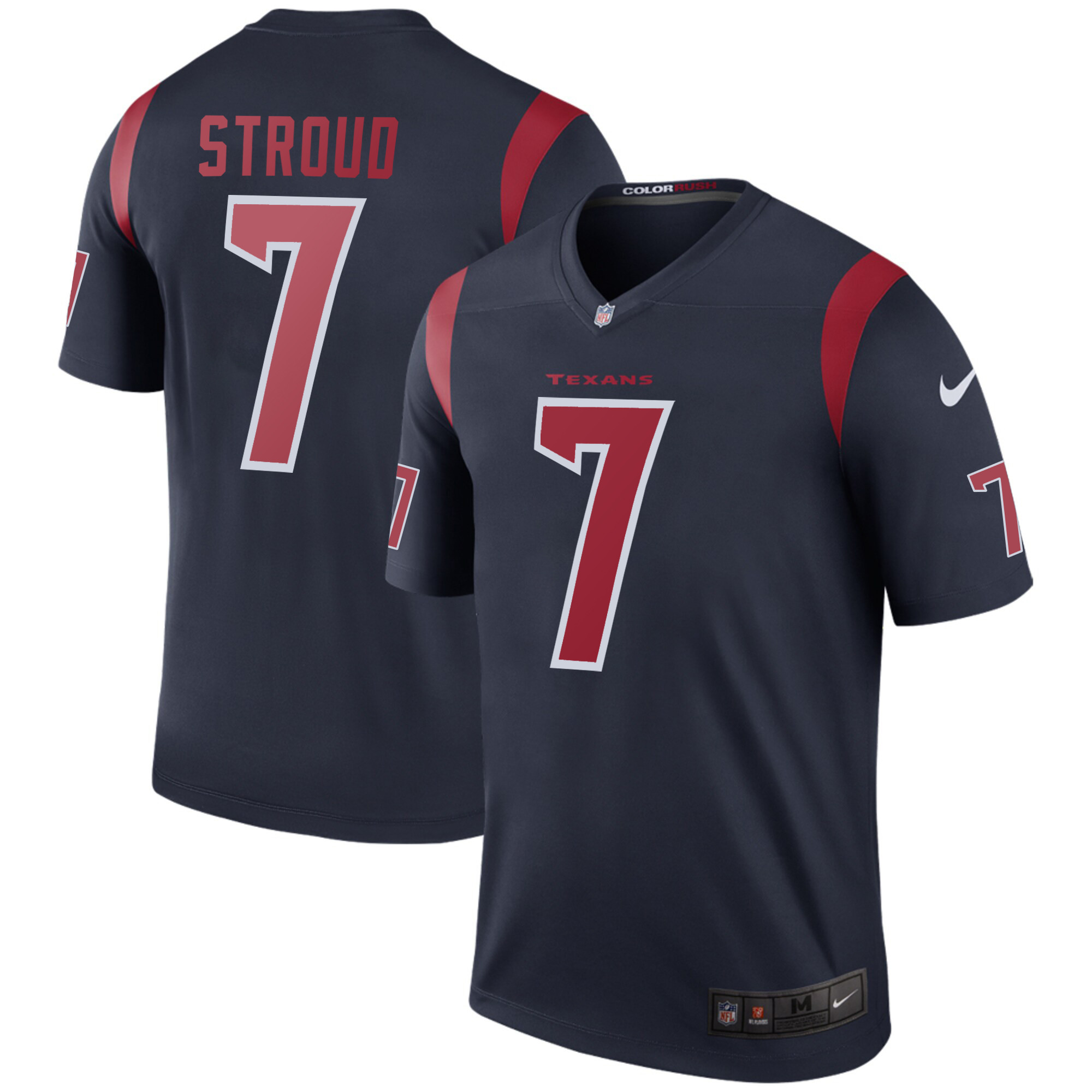 C.J. Stroud Houston Texans Color Rush Legend Game Jersey - All Stitched 