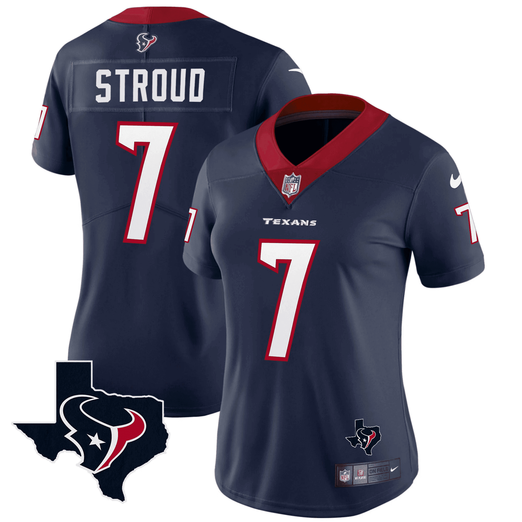 C.J. Stroud Houston Texans Vapor Limited Navy Jersey - All Stitched 