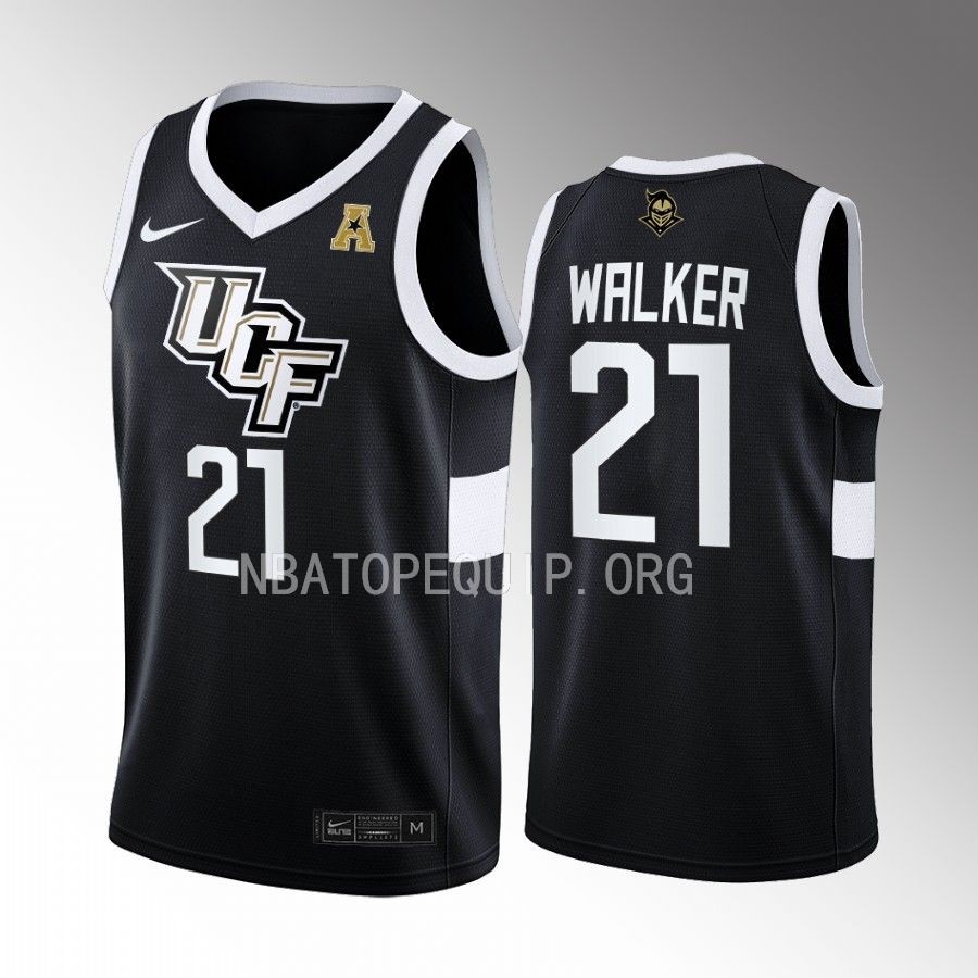 C.J. Walker UCF Knights Black Jersey 2022-23 College Away