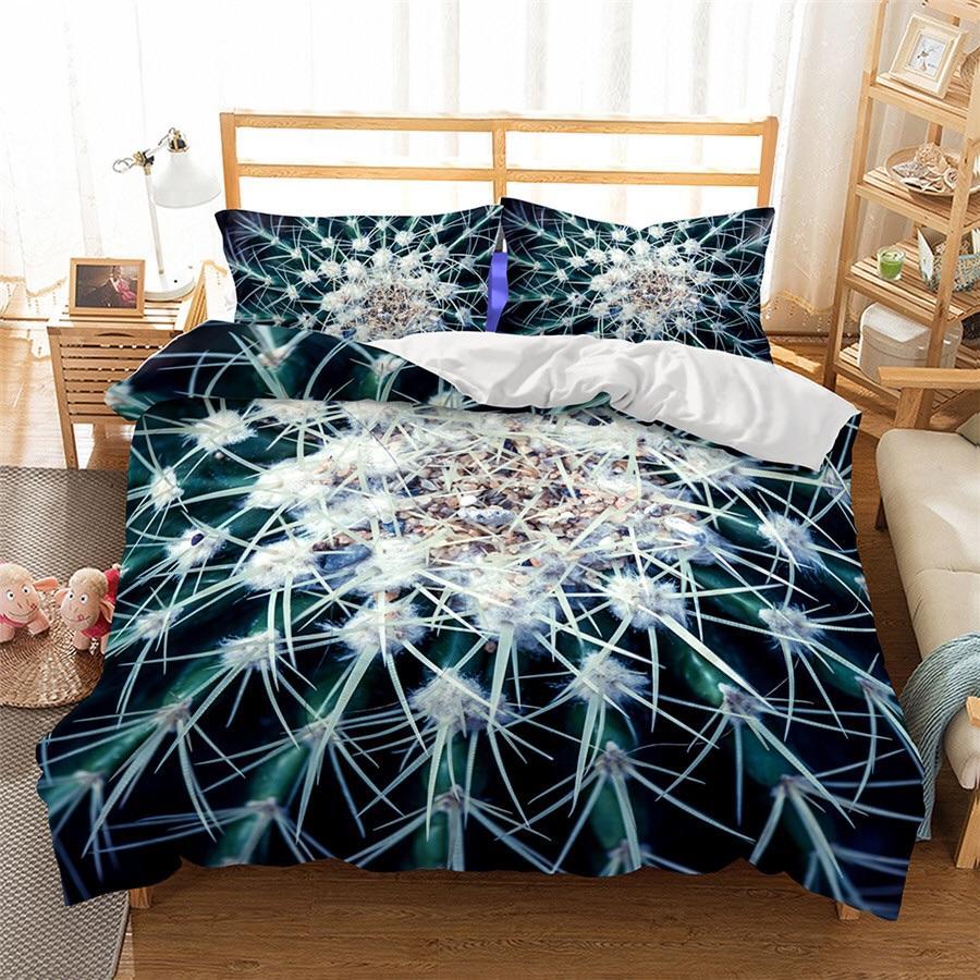 Cactus Beauty 3D Customized Duvet Cover Bedding Set