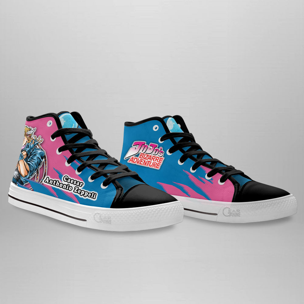 Caesar Anthonio Zeppeli High Top Shoes JoJo’s Bizarre Adventure Anime Sneakers