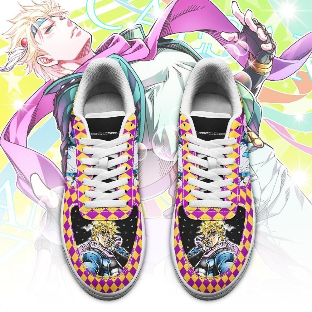 Caesar Anthonio Zeppeli Sneakers JoJo Anime Shoes Fan Gift Idea