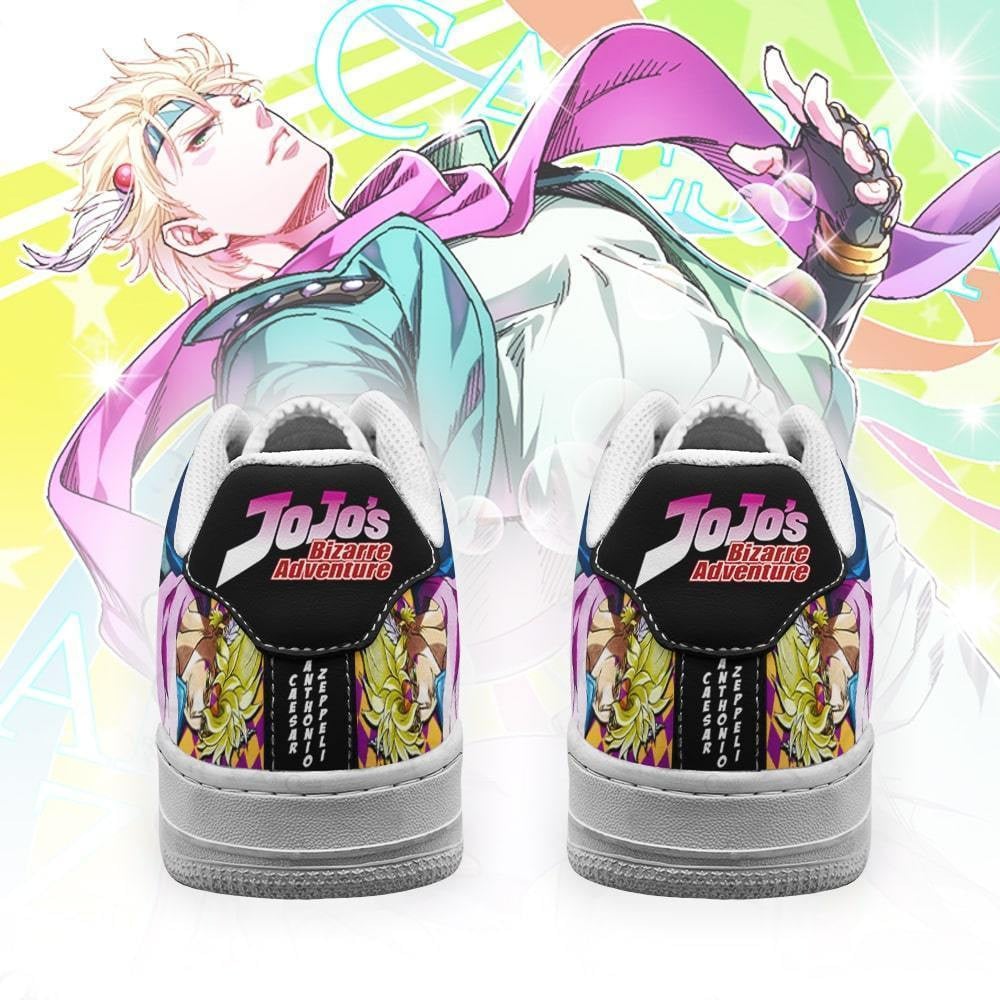 Caesar Anthonio Zeppeli Sneakers JoJo Anime Shoes Fan Gift Idea