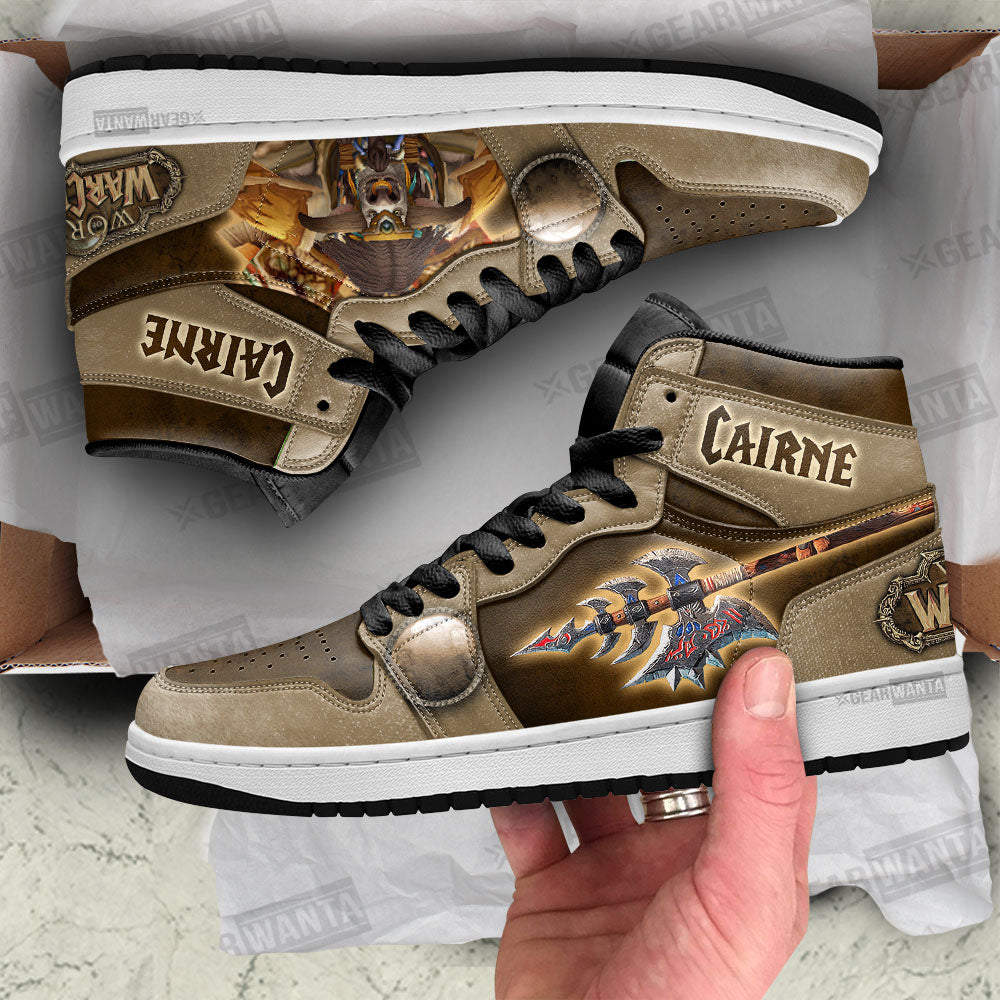 Cairne World of Warcraft JD Sneakers Shoes For Fans, Air Jordan Hightop