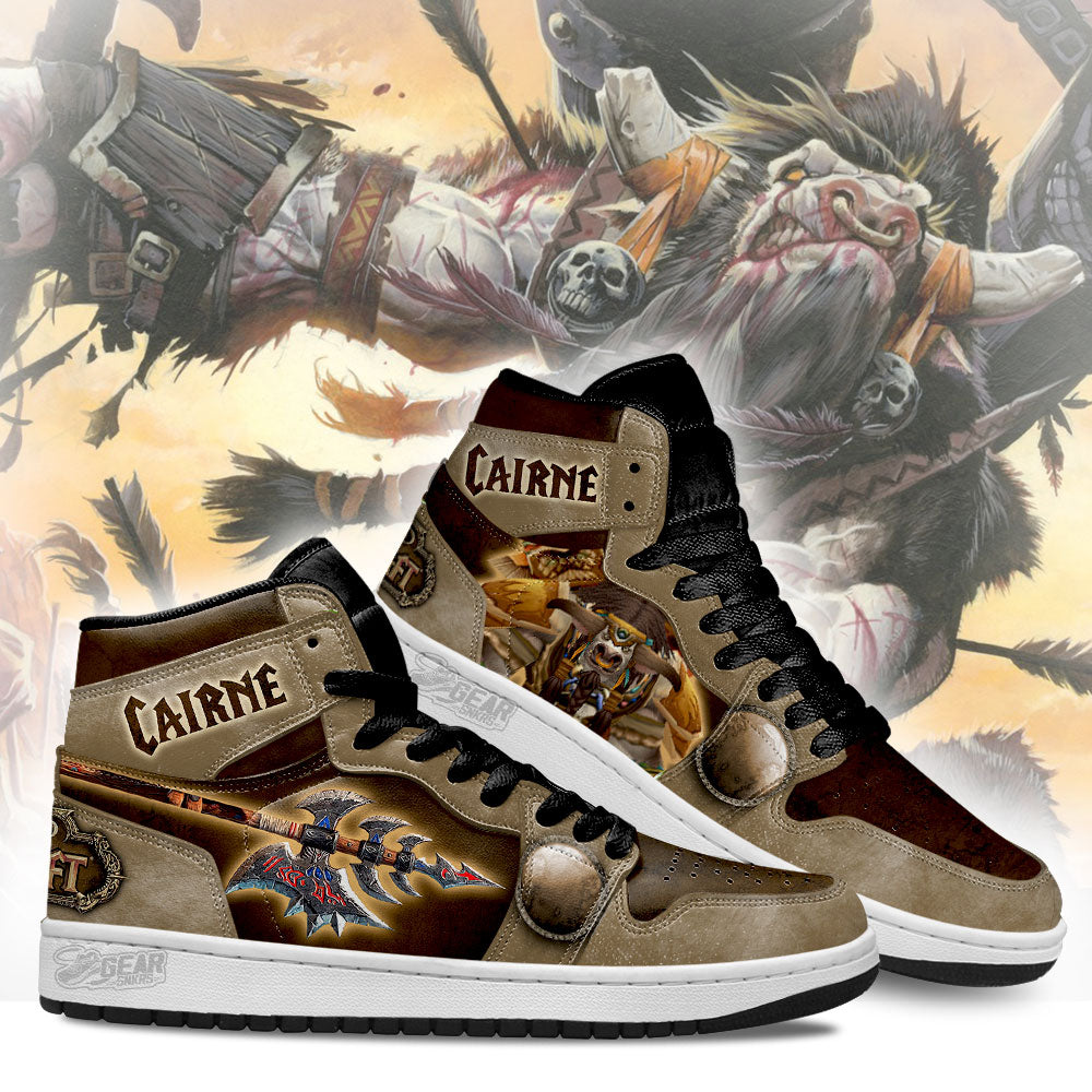 Cairne World of Warcraft JD Sneakers Shoes For Fans, Air Jordan Hightop