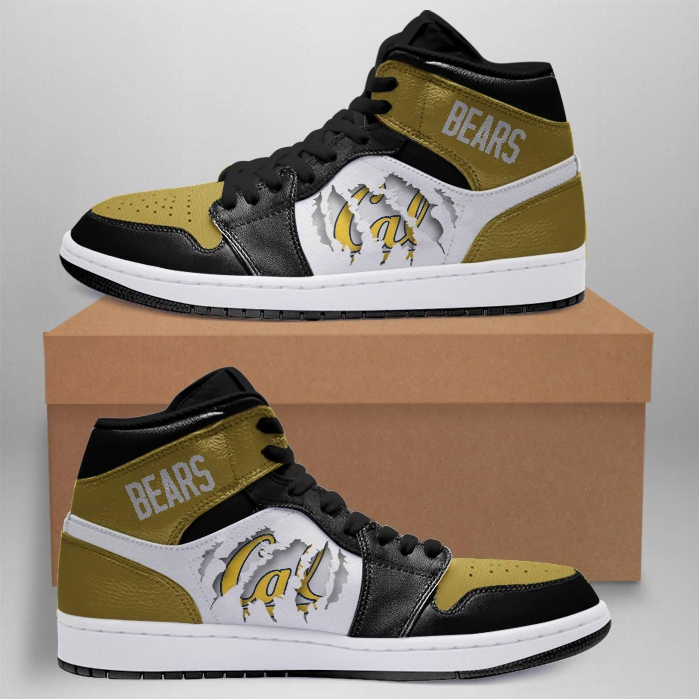 Cal Bears NCAA Fashion The best sneakers High Top Air Jordan Sneaker, Air Jordan Hightop