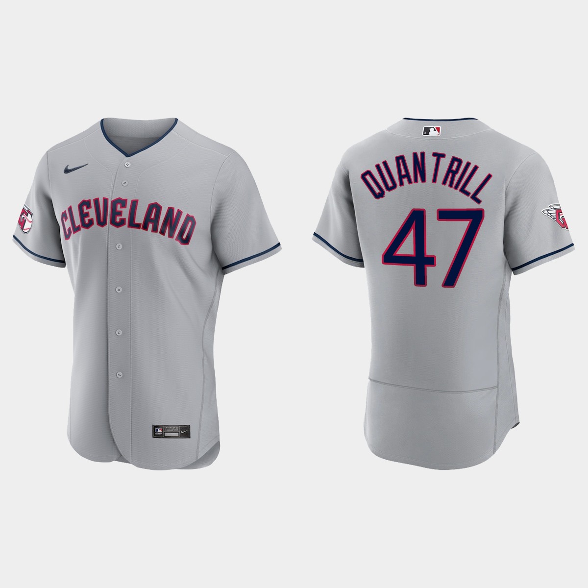 Cal Quantrill Cleveland Guardians Jersey – Gray