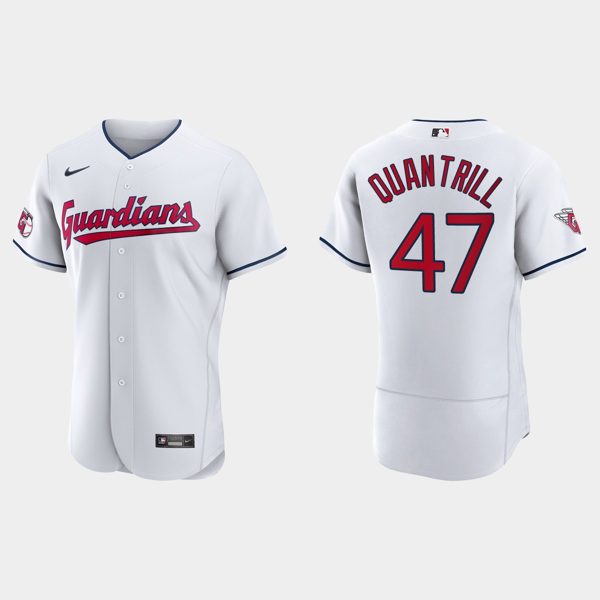 Cal Quantrill Cleveland Guardians Jersey – White