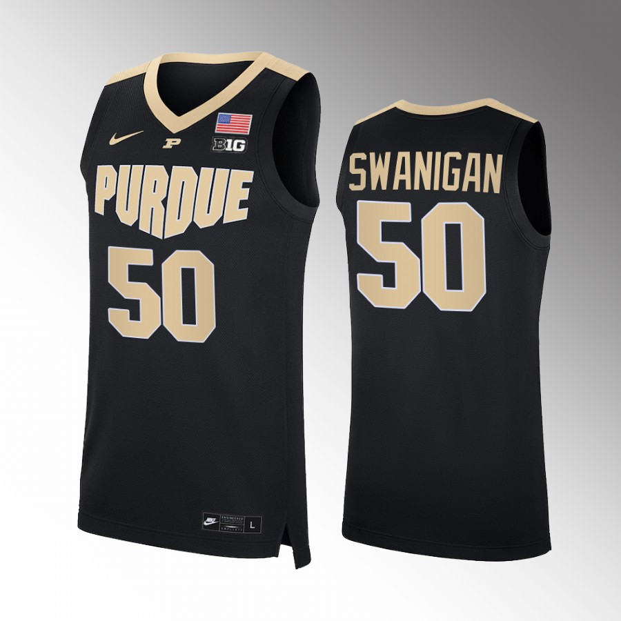 Caleb Swanigan Purdue Boilermakers Black Jersey RIP Biggie