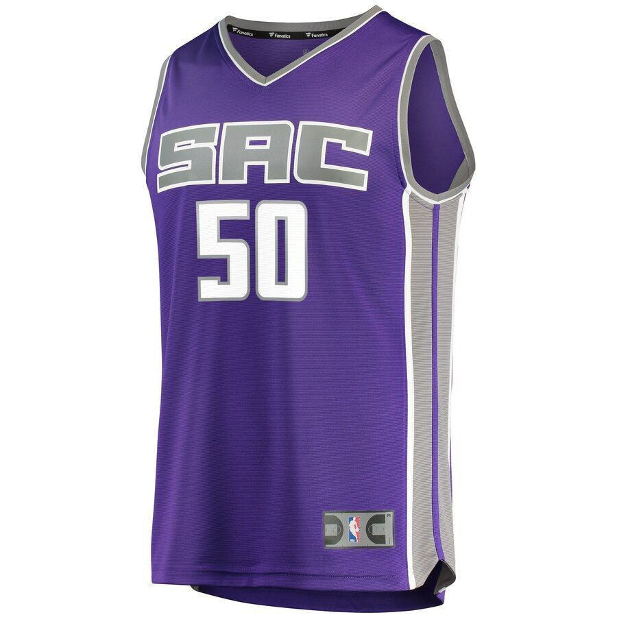 Caleb Swanigan Sacramento Kings Fast Break Stitched Jersey – Icon Edition – Purple