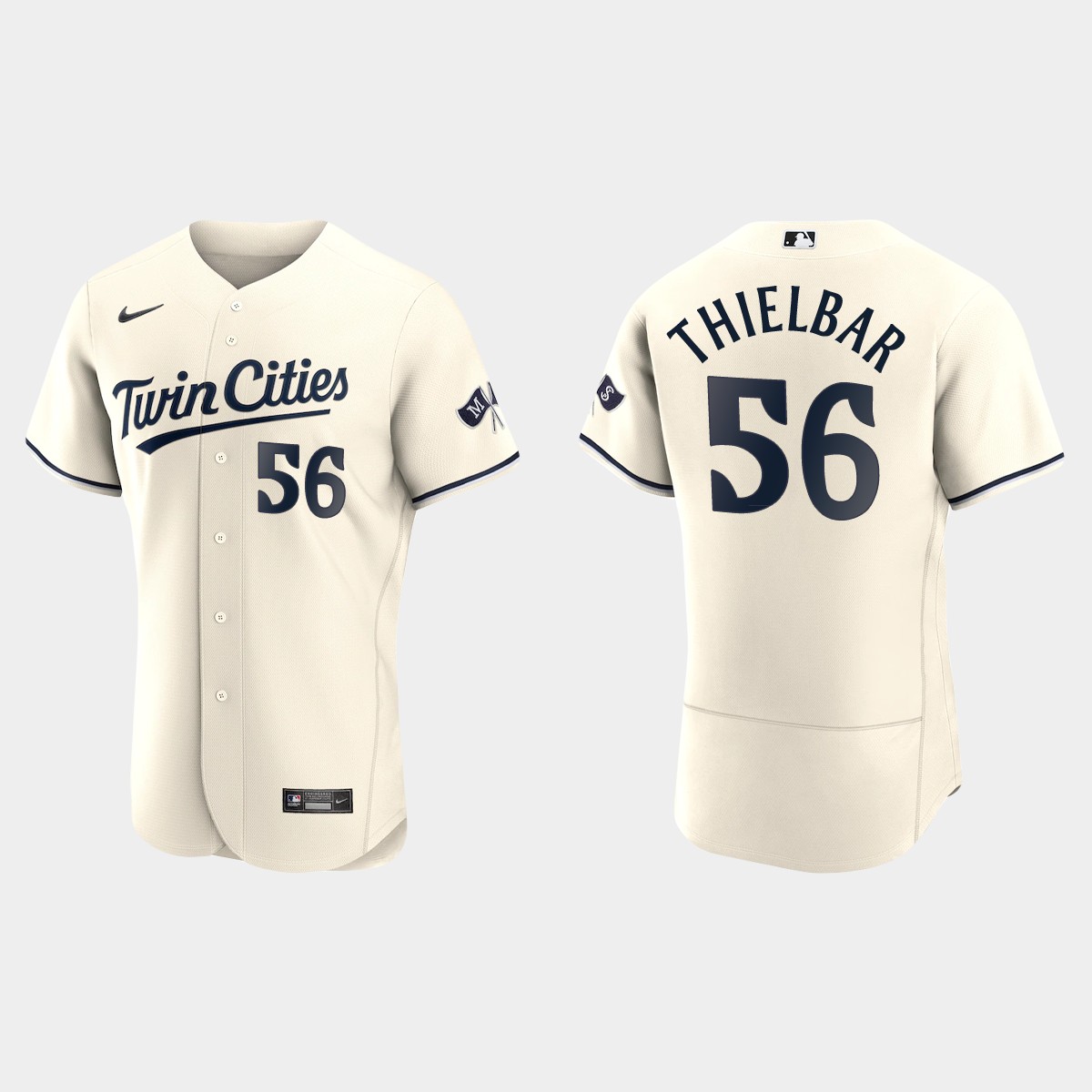 Caleb Thielbar Minnesota Twins 2023 Jersey - Cream