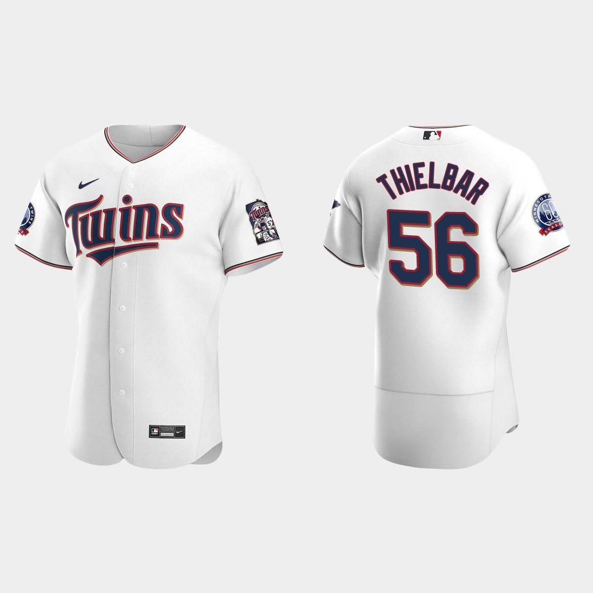 Caleb Thielbar Minnesota Twins Home Jersey – White