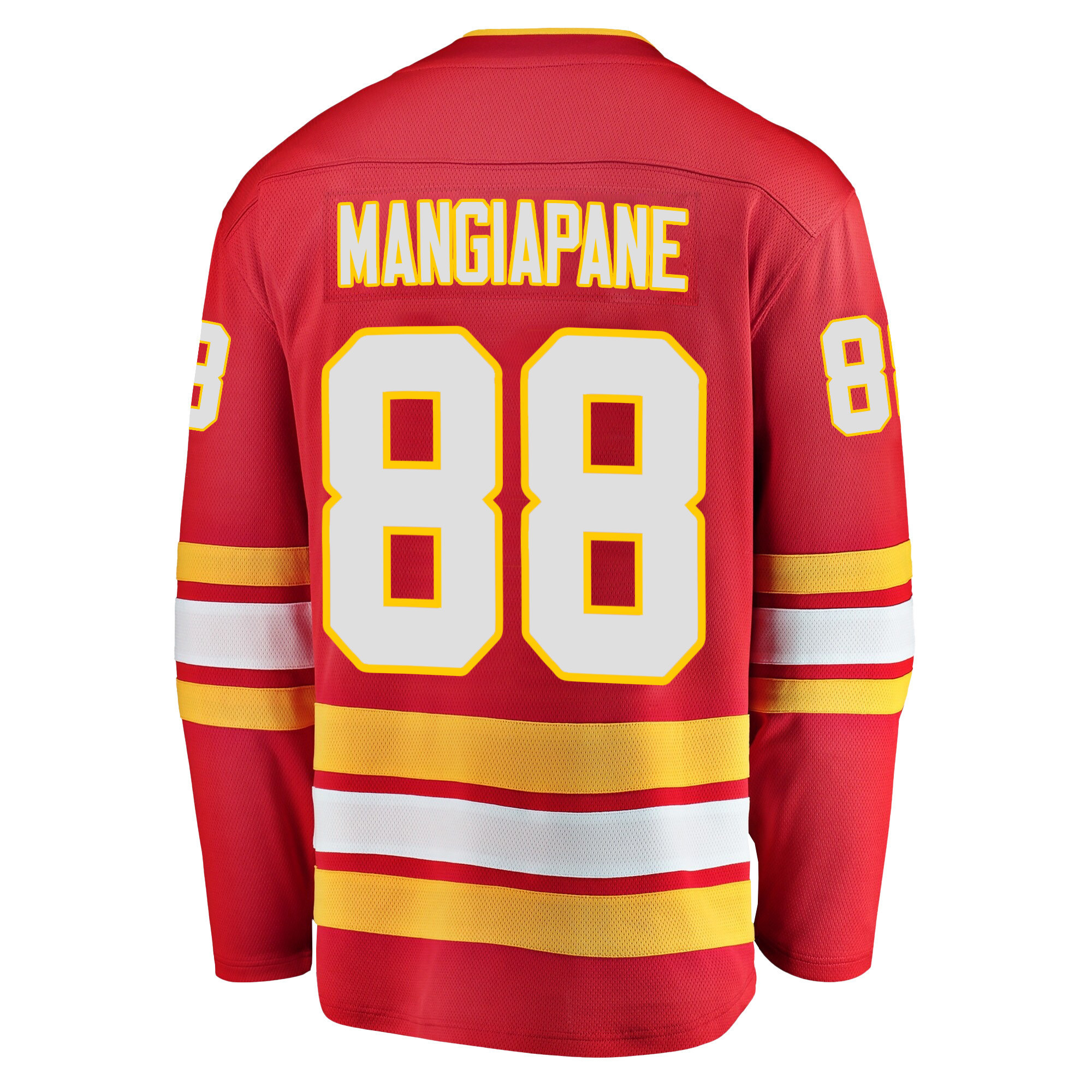 Calgary Flames Andrew Mangiapane 88 Home 2022 Stanley Cup Final Breakaway Men Stitched Jersey – Red