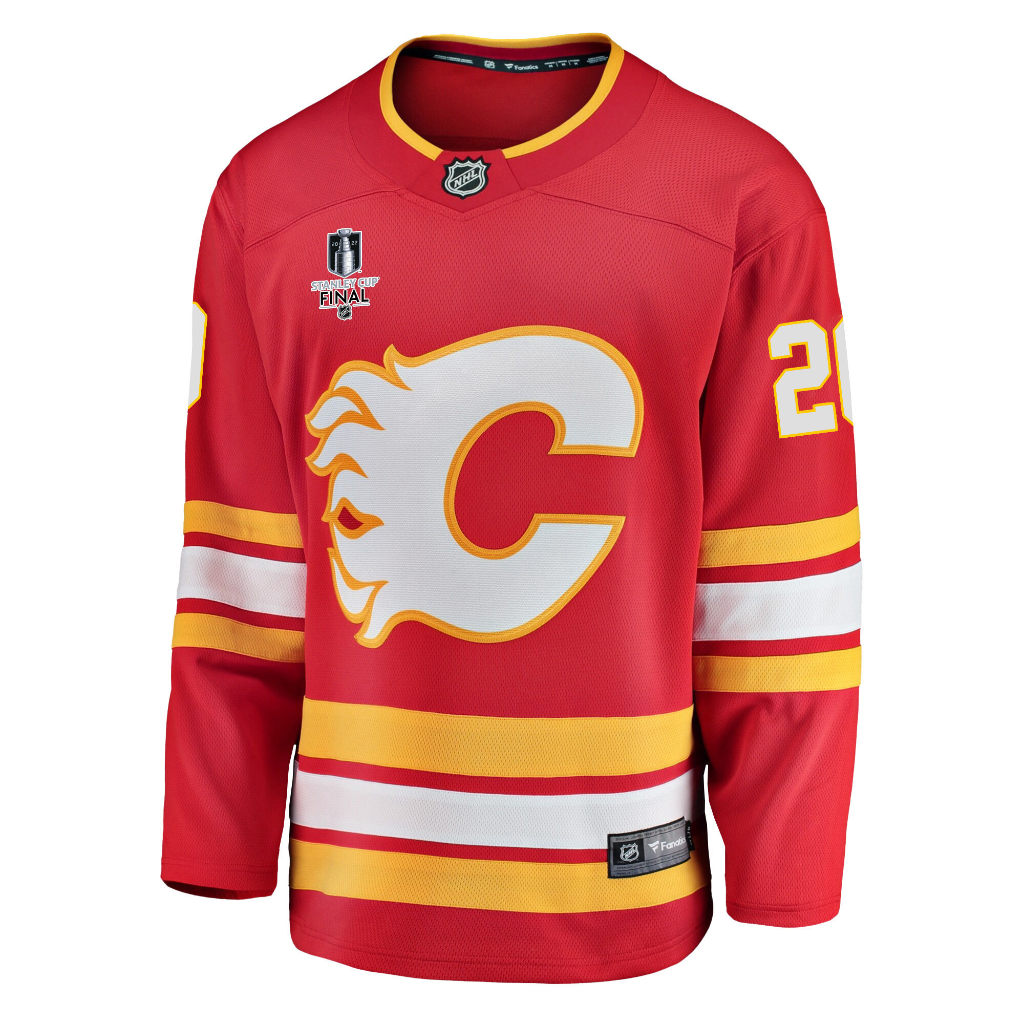 Calgary Flames Blake Coleman 20 Home 2022 Stanley Cup Final Breakaway Men Stitched Jersey – Red