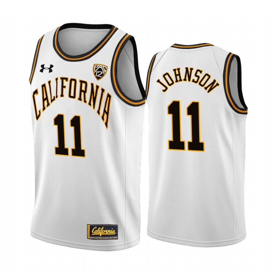 California Bears Kevin Johnson #11 White Throwback College Jersey