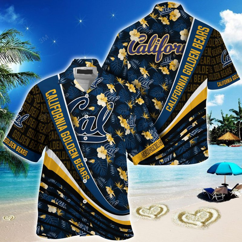 California Golden Bears NCAA Summer – Hawaii Shirt For This Season – Gift For Sport Lovers With Tropical Flower Pattern
