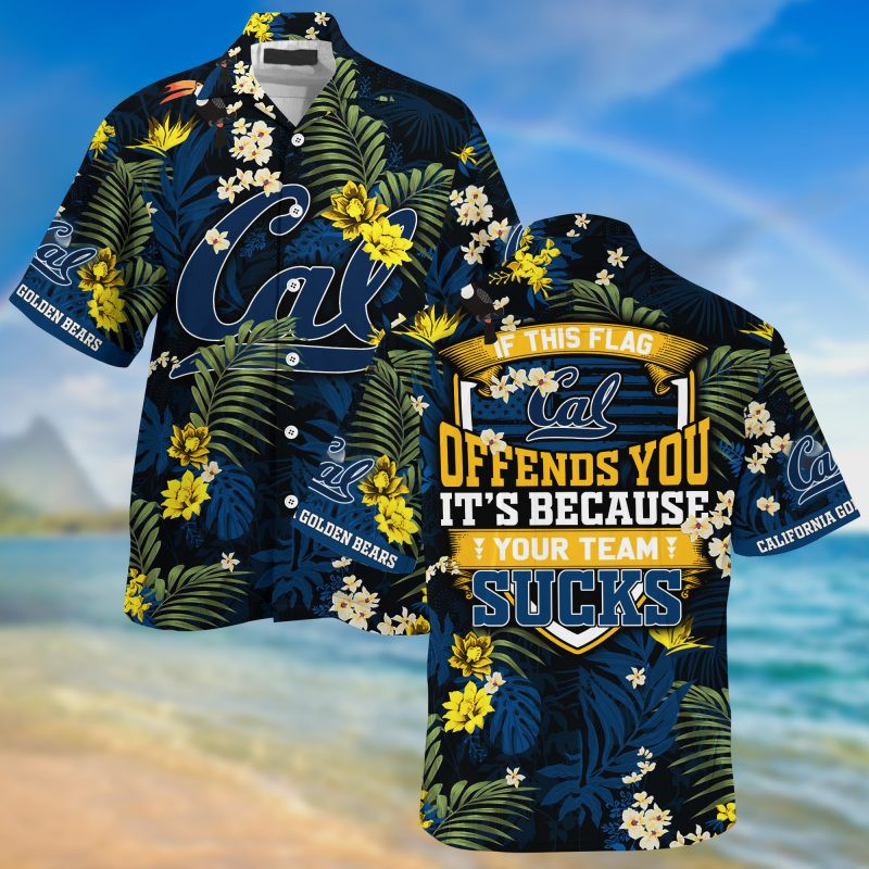 California Golden Bears NCAA Summer – Hawaii Shirt For This Season – Gift For Sport Lovers With Tropical Patterns