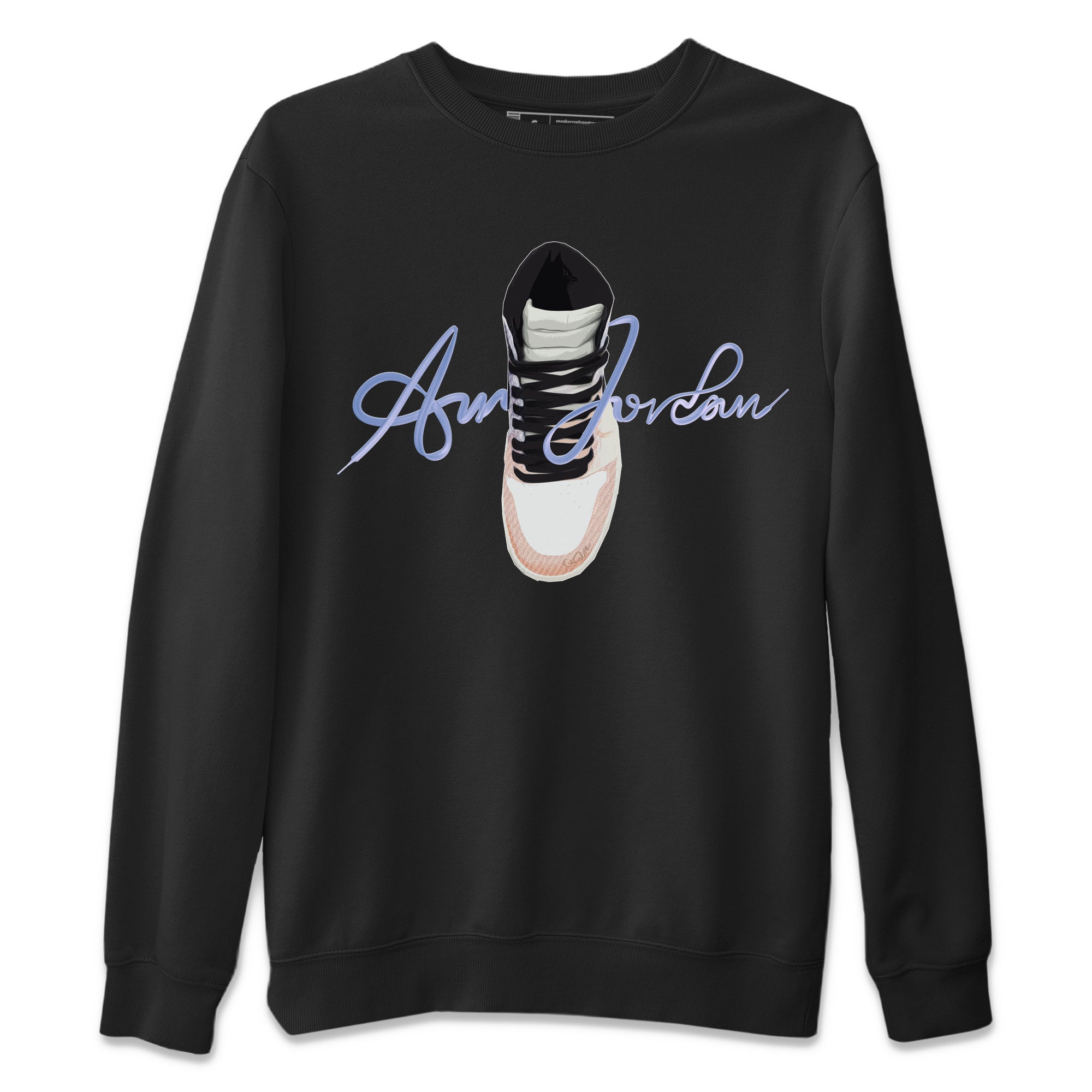 Caligraphy Shoe Lace Unisex Sweater – Air Jordan 1 Skyline, Sneakers Matching Sweater
