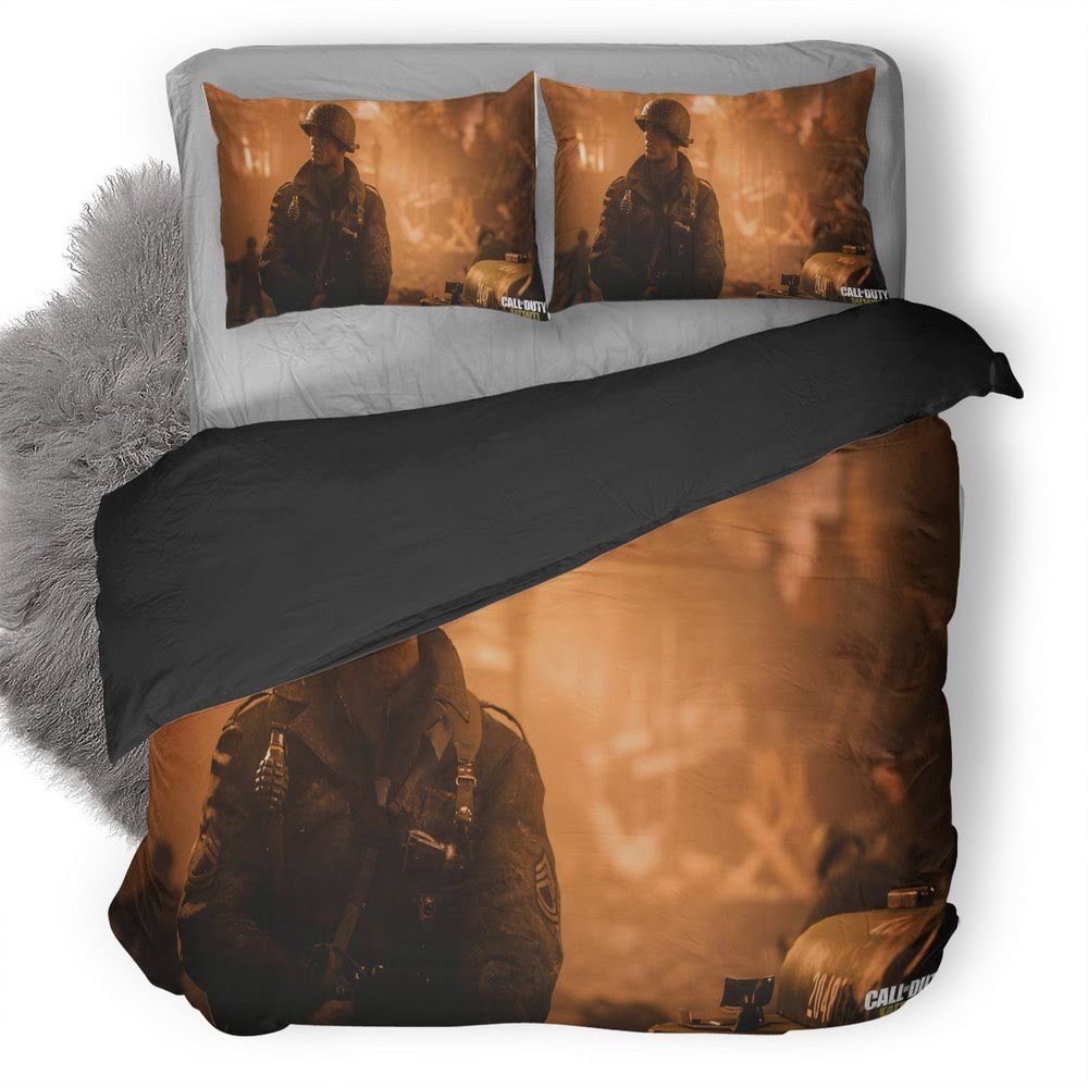 Call Of Duty 3D Customized Duvet Cover Bedding Set