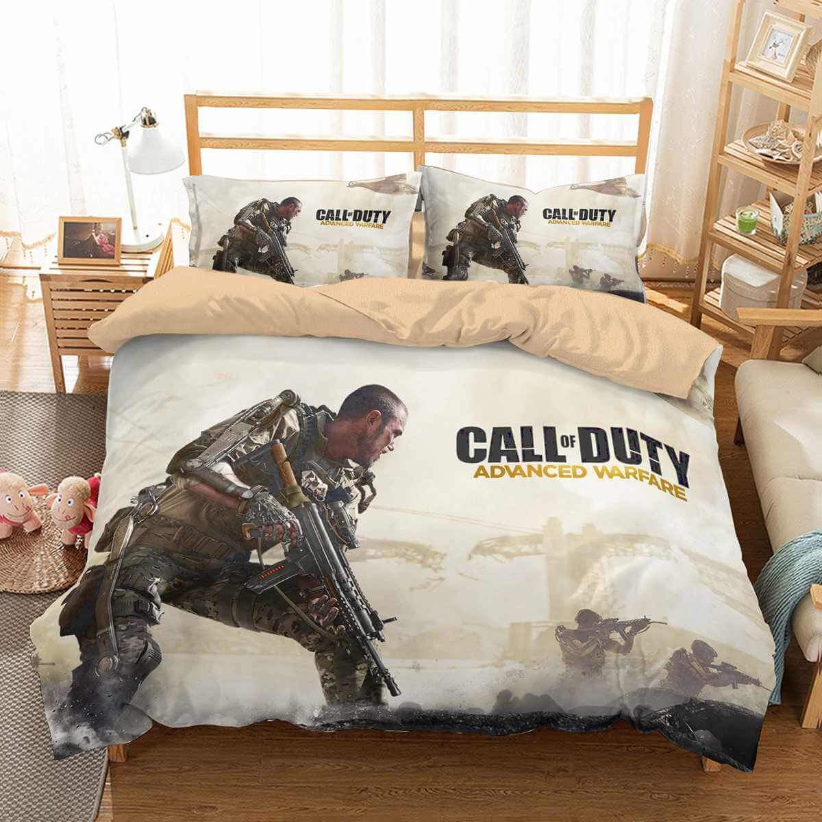 Call Of Duty Advanced Warfare 3D Customized Duvet Cover Bedding Set