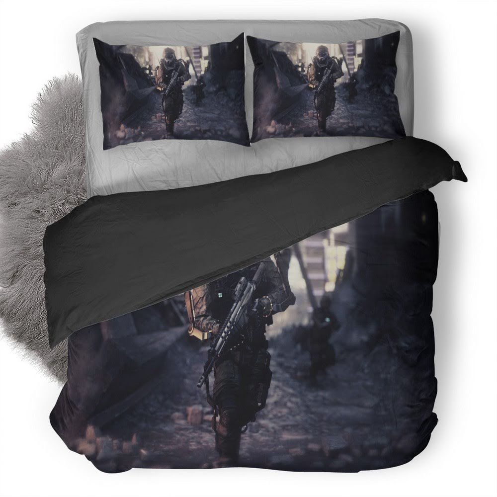 Call Of Duty Advanced Warfare 3D Customized Duvet Cover Bedding Set