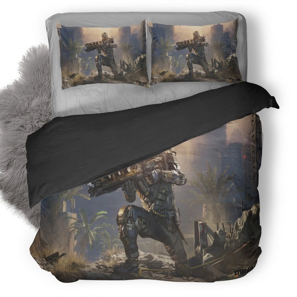 Call Of Duty Black Ops 11 3D Customized Duvet Cover Bedding Set