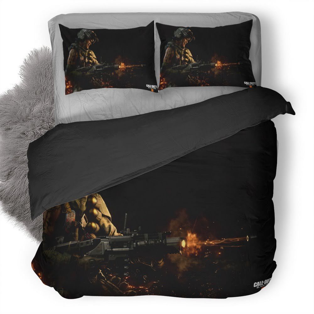 Call Of Duty Black Ops 20 3D Customized Duvet Cover Bedding Set