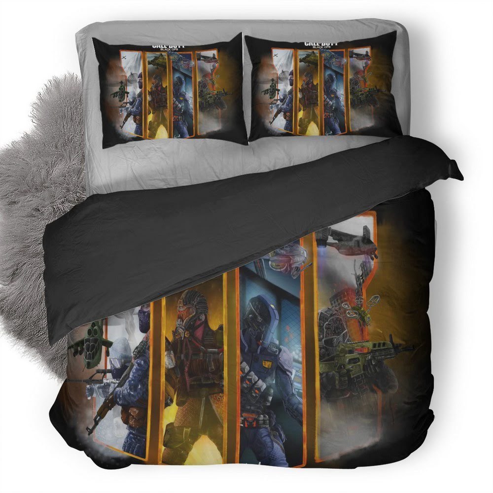 Call Of Duty Black Ops 21 3D Customized Duvet Cover Bedding Set