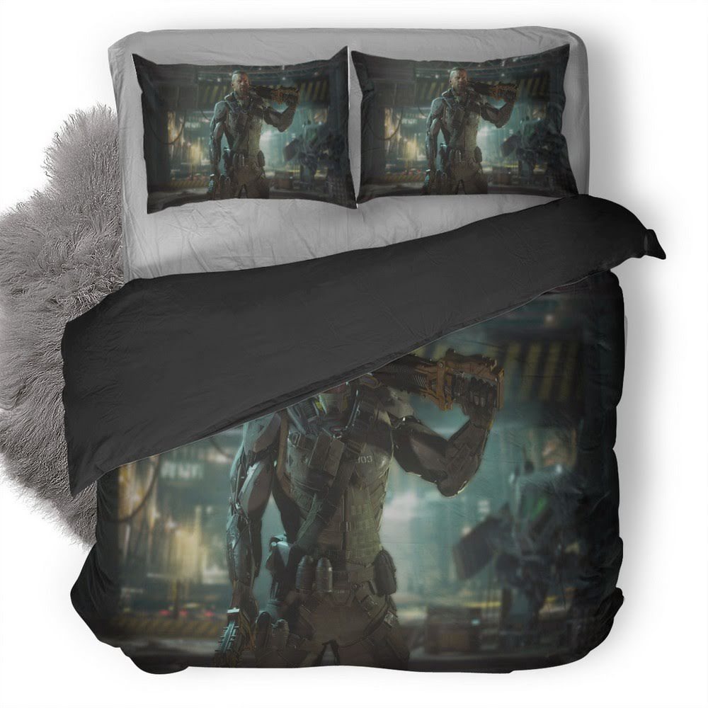 Call Of Duty Black Ops 3D Customized Duvet Cover Bedding Set