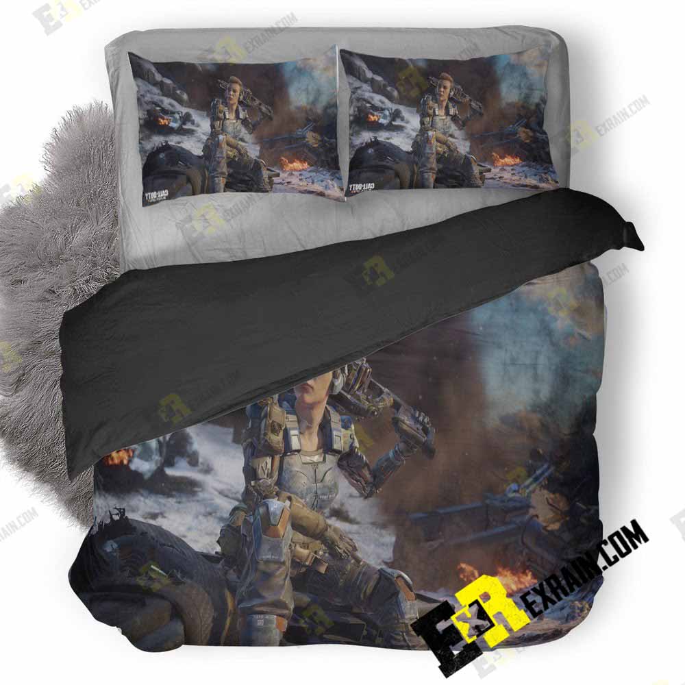 Call Of Duty Black Ops Game 3D Customized Duvet Cover Bedding Set